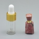 Pendentifs de bouteille de parfum ouvrants en rhodonite naturelle à facettes G-E556-04L-1