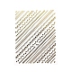 レーザーメタリックネイルデカールステッカー  フラワーフルーツムーン粘着性3dネイルアート用品  女性の女の子のためのDIYネイルアートデザイン  混合模様  101x78.5mm MRMJ-R088-45-M-6