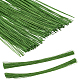 Pandahall 500 pièces fil de tige florale vert clair à la main bouquet tige artisanat fil floral AJEW-PH0017-80C-1
