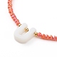 Ожерелья с подвесками из натуральных ракушек NJEW-JN03305-03-2