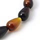 Natural Agate Beads Strands G-G319-10x16mm-07-1