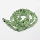 Natürlichen grünen Aventurin Perlen Stränge X-G-F328-24-2