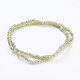 Electroplate Glass Faceted Rondelle Beads Strands EGLA-D020-4x3mm-58-3