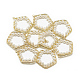 Colgantes de perlas de imitación de plástico abs KK-T032-081G-2