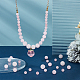 Brins de perles de quartz rose naturel olycraft G-OC0001-60-5