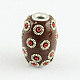 Oval Handmade Indonesia Beads IPDL-S042-03-1
