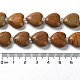 Natural Wood Lace Stone Beads Strands G-E614-A09-01-4