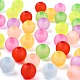 Frosted Acrylic Beads FACR-Q006-8mm-M-2
