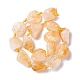 Natural Yellow Quartz Beads Strands G-B024-02-2
