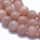 Natürliche orange Sonnenstein Perlen Stränge G-D0013-76A-3
