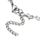304 Stainless Steel Dolphin Link Chain Bracelet BJEW-JB09893-3