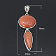 Natural & Synthetic Mixed Stone Big Pendants G-D048-M-2