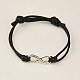 Alloy Infinity Multi-strand Bracelets BJEW-JB00781-05-1