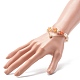 Natürliche Karneol Perlen Multi-Strang Armbänder X1-BJEW-TA00005-3