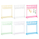 PH PandaHall 6 Sets Earring Holder Stand 192 Holes Cloth-Horse Shape Jewelry Display 6 Colors Dangle Earring Hanging Organizer Acrylic Ear Studs Display Rack for Retail Show Personal Exhibition EDIS-PH0001-71-1