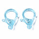 Transparent Acrylic Lobster Claw Clasps SACR-T358-04C-4