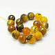 Natural Agate Beads Strands G-H1593-12mm-M-3