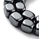 Chapelets de perles hématite synthétique sans magnétique G-H303-B17-3