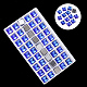 Cabujones de cristal transparente k9 GGLA-S052-10x10-001BB-1