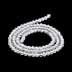 Brins de perles de pierre de lune arc-en-ciel naturel G-J400-E12-01-4