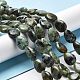 Brins de perles turquoises africaines naturelles (jaspe) G-L585-F01-01-2