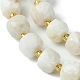 Chapelets de perles en pierre de lune naturelle G-Q010-A05-01-4