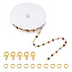 Kit fai da te per la creazione di collane con braccialetti a catena DIY-TA0006-09A-1