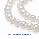Brins de perles de culture d'eau douce naturelles PEAR-E002-04-01-2