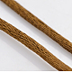 マクラメラテール中国結び作り用コードラウンドナイロン編み込みひも糸  コーヒー  2mm  約10.93ヤード（10m）/ロール X-NWIR-O002-11-2