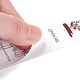 Papier auto-adhésif autocollants d'étiquette cadeau DIY-P049-A03-4
