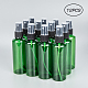 BENECREAT 12 Pack 100ml Green Plastic Fine Mist Spray Bottle with Black Caps DIY-BC0001-06A-6
