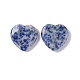 Punto azul natural jaspe corazón amor piedra G-B030-04-2
