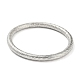 304 bracelet en acier inoxydable texturé BJEW-G686-01P-2