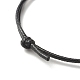 Звезда акриловые эмалевые бусины регулируемый шнур браслет для девочек-подростков женщин BJEW-JB07050-6