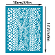 OLYCRAFT 4x5Inch Clay Stencils Snakeskin Pattern Non-Adhesive Stencil Silk Screen Printing Stencils Animal Pattern Reusable Mesh Transfer for Polymer Clay Earrings Jewelry Making DIY-WH0341-055-2
