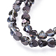 Chapelets de perles en verre électroplaqué EGLA-L017-HP-A04-2