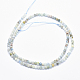 Natürliche Aquamarin Perlen Stränge G-K256-60A-2