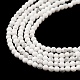 Chapelets de perles en howlite naturelle G-E608-A01-A-4