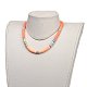 Handmade Polymer Clay Heishi Beaded Necklaces NJEW-JN02910-03-4