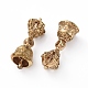 Brass Buddhist Beads KK-G375-02C-2