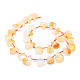 Chapelets de perles de citrine naturelle G-E569-R06-2