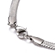 304 Stainless Steel Snake Chains Necklaces NJEW-O058-32P-4