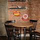 ヴィンテージメタルブリキサイン  バーの鉄の壁の装飾  レストラン  カフェ・パブ  食べ物  270x213x5mm AJEW-WH0409-009-5