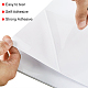 BENECREAT 10 Sheets Transparent Glossy Stencil Sheets Waterproof Glossy Self Adhesive PVC Film Label Sticker for Injet Printer Office Supplies AJEW-BC0005-35-2
