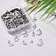 200Pcs 10 Style 304 Stainless Steel Charms STAS-LS0001-33P-5
