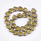 Chapelets de perles en verre électroplaqué EGLA-S188-09H-2