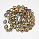 Electroplate Glass Beads Strands EGLA-Q084-14mm-05-2