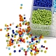 8 Colors Glass Seed Beads SEED-YW0001-59-5