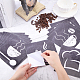 3D Catering Theme Square PVC Wall Self-adhesive Tile Stickers DIY-WH0257-66-3