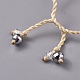 Braccialetti di perline intrecciati in perle di vetro regolabili BJEW-D442-01C-4